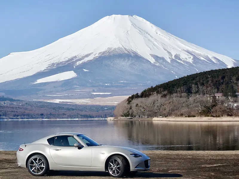 ＮＤロードスターと富士山