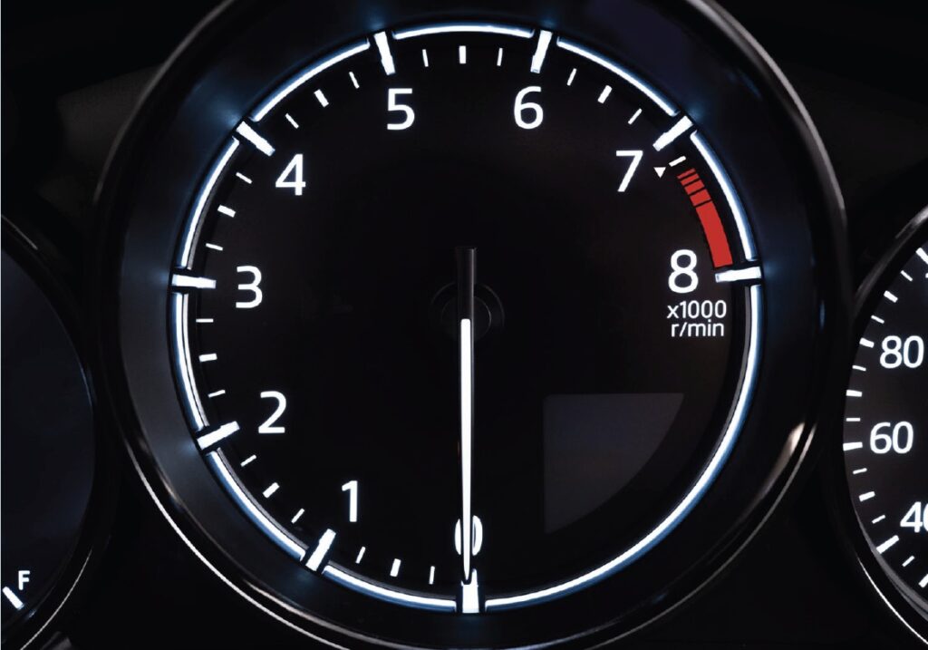 マツダ12Rのタコメーター